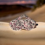 ICON SILK%100 Saf İpek Uyku Maskesi Göz Bandı (Pink Leo)