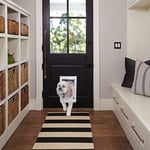 Ideal Pet Products Deluxe Alüminyum Evcil Hayvan Kapısı, Teleskopik Çerçeve, Orta, 7
