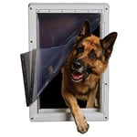 Ideal Pet Products Designer Series Ruff-Weather Teleskopik Çerçeveli Evcil Hayvan Kapısı, Süper Büyük, 38 cm x 59 cm Kapak Boyutu