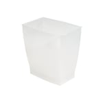 iDesign 64720EU Spa Rechteckiger Mülleimer, 11 Liter, mattiert