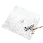 iDesign 80210EU Pebblz Duş Paspası, Şeffaf