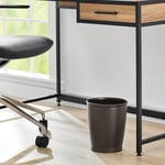 iDesign Küçük Yuvarlak Plastik Çöp Kovaları, Kent Koleksiyonu - 2'li Set, 8.3