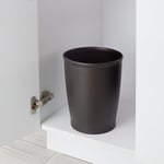 iDesign Küçük Yuvarlak Plastik Çöp Kovaları, Kent Koleksiyonu - 2'li Set, 8.3