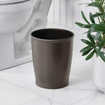 iDesign Küçük Yuvarlak Plastik Çöp Kovaları, Kent Koleksiyonu - 2'li Set, 8.3