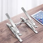 iDock N8 İki Taraflı Ayarlı Katlanabilir Alüminyum Laptop Standı
