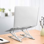 iDock N8 İki Taraflı Ayarlı Katlanabilir Alüminyum Laptop Standı