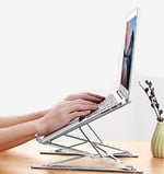 iDock N8 İki Taraflı Ayarlı Katlanabilir Alüminyum Laptop Standı