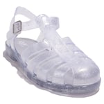 Igor S10262 Bıarrıtz Glitter Beyaz Ortopedik Günlük Kadın Sandalet