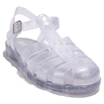 Igor S10262 Bıarrıtz Glitter Beyaz Ortopedik Günlük Kadın Sandalet