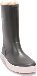 İgor W10207 Splash Nautico Borreguito Haki Ortopedik Kürklü Erkek Çocuk Yağmur Çizme