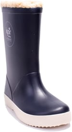 İgor W10207 Splash Nautico Borreguito Lacivert Ortopedik Kürklü Erkek Çocuk Yağmur Çizme