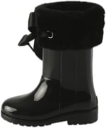 İgor W10239 Campera Charol Soft Kız Çocuk Su Geçirmez Yağmur Kar Çizmesi Siyah 22