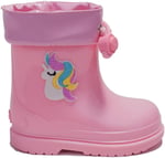 İgor W10253 Bimbi Unicornio Pembe Ortopedik Kız Çocuk Yağmur Çizme