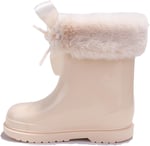İgor W10258 Bimbi Soft Bej Ortopedik Kız Çocuk Yağmur Çizme