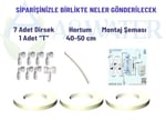 Ihlas Aura Cebilon Plus Uyumlu 12 Inç Inline 5'li Membranlı Filtre Seti (Dirsek Hediyeli)