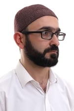 İhvan Online Bordo Kışlık Nokta Desenli Orlon Namaz Takkesi