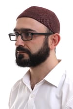 İhvan Online Bordo Kışlık Nokta Desenli Orlon Namaz Takkesi