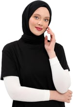 İhvan Online Düz Dikişsiz Pratik Likralı Tesettür Penye Namaz Kolluğu