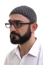 İhvan Online Füme Gri Hasır Desen Kışlık Kadife Namaz Takkesi