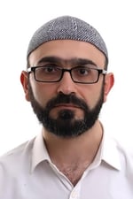 İhvan Online Füme Gri Kışlık Çift Renk Kadife Namaz Takkesi