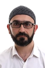 İhvan Online Füme Hasır Desen Kışlık Kadife Namaz Takkesi