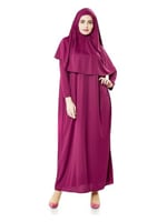 İhvan Online Fuşya Namaz Elbiseli İbadet Seti Fuşya 46-52