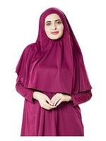 İhvan Online Fuşya Namaz Elbiseli İbadet Seti Fuşya 46-52