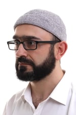 İhvan Online Gri Katlamalı Sade Desen Kışlık Kadife Takke Şapka