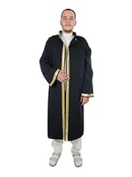 İhvan Online İmam Cübbesi - Namaz Cübbesi - Erkek Namaz Elbisesi 2 Siyah 2 2