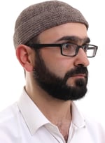 İhvan Online Kahverengi Katlamalı Sade Desen Kışlık Kadife Takke Şapka