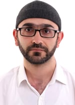 İhvan Online Kışlık Kadife Takke Katlamalı Düz Desen - Açık Siyah