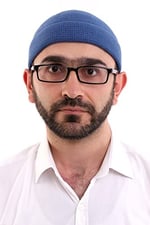 İhvan Online Kışlık Kadife Takke Katlamalı Düz Desen - Mavi