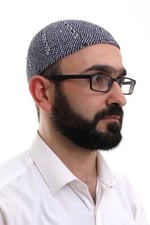 İhvan Online Lacivert Gri Kışlık Çift Renk Kadife Namaz Takkesi