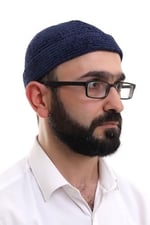 İhvan Online Lacivert Katlamalı Sade Desen Kışlık Kadife Takke Şapka