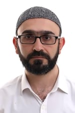 İhvan Online Siyah Gri Kışlık Çift Renk Kadife Namaz Takkesi