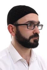 İhvan Online Siyah Kahve Hasır Desen Kışlık Kadife Namaz Takkesi