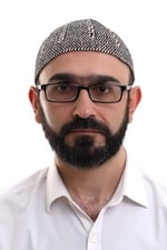 İhvan Online Siyah Taş Kışlık Çift Renk Kadife Namaz Takkesi