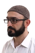 İhvan Online Sütlü Kahve Hasır Desen Kışlık Kadife Namaz Takkesi