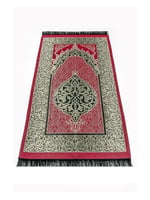 İhvan Online Tek Parça Namaz Elbisesi - Fuşya- 5015 ve Seccade ve Zikirmatik - Üçlü Takım Fuşya 36-44
