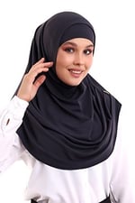 İhvan Online Yetişkin Pratik Eşarp (Lacivert)
