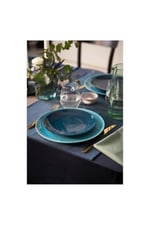 IKEA 24 Parça Paslanmaz Çelik Çatal Bıçak Kaşık Seti, Gold Renk, 6'lı