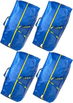 Ikea 901.491.48 Frakta saklama çantası, mavi, 4 adet