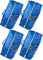 Ikea 901.491.48 Frakta saklama çantası, mavi, 4 adet