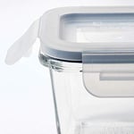 IKEA ASIA 365+ Cam Saklama Kutuları, Kapaklı Yiyecek Kabı, SquareGlass 180ml, 3'lü Set