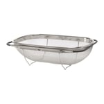 IKEA Idealisk – Colander, Stainless Steel, Black – 34 x 23 cm