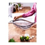 IKEA Idealisk – Colander, Stainless Steel, Black – 34 x 23 cm