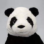 IKEA KRAMIG 902.213.18 panda, yumuşak oyuncak, beyaz, siyah, 11.75 inç, dolma animla peluş ayı