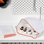 IKEA PARKLA Ayakkabı Çantası 48 x 22 cm,%100 Polipropilen, Beyaz, 48 x 22 cm, Beyaz, 48x22 cm