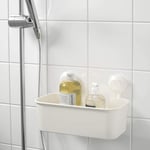 IKEA TISKEN Vantuzlu Sepet Beyaz