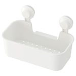 IKEA TISKEN Vantuzlu Sepet Beyaz
